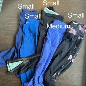 Blue and Black Women’s Leggings